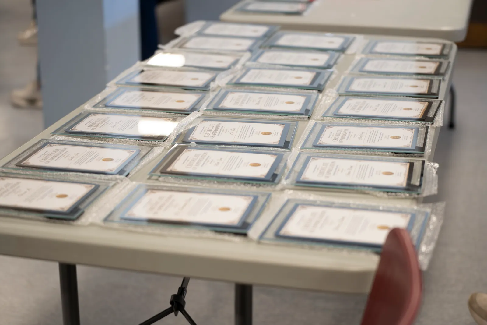 Certificates prepared for PrompToGo students